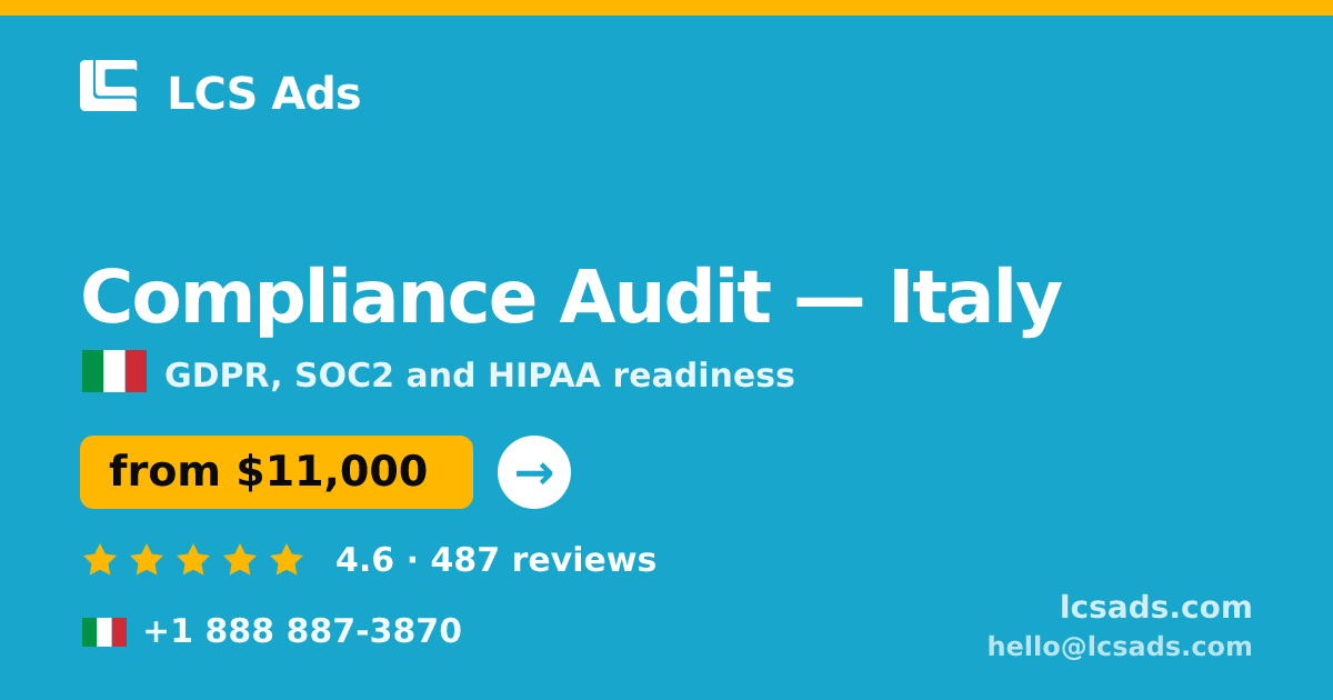 Compliance Audit in Naples — from $10,000, rated 4.6/5 by 1312 clients. LCS Ads.