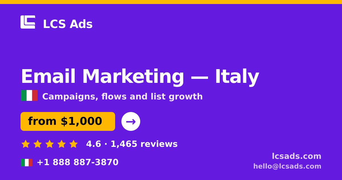 Email Marketing in Naples — from $900/mo, rated 4.7/5 by 386 clients. LCS Ads.