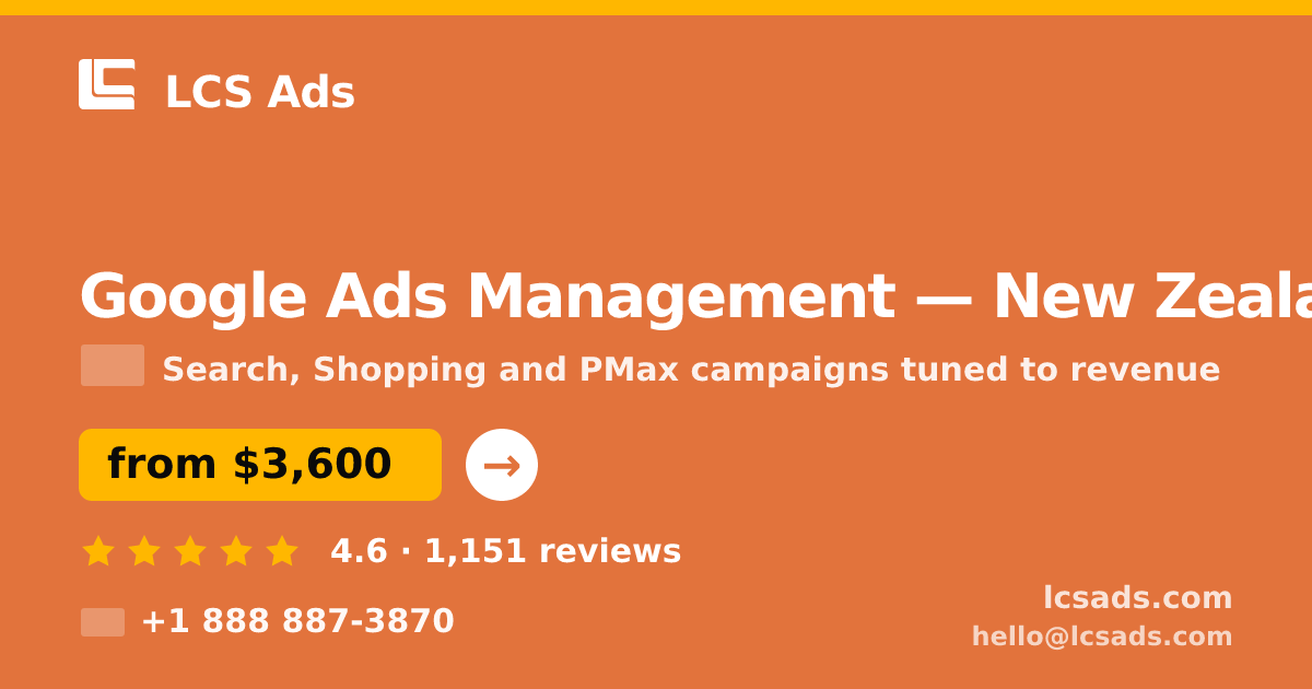 Google Ads Management in Christchurch — from $2,600/mo, rated 4.8/5 by 2440 clients. LCS Ads.