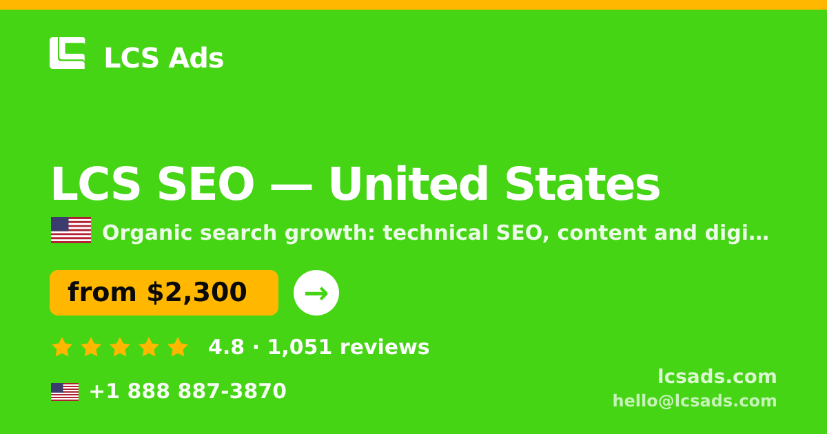 LCS SEO in Philadelphia — from $2,300/mo, rated 4.8/5 by 1150 clients. LCS Ads.